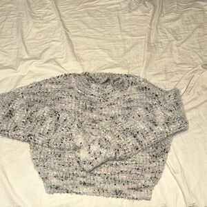 Freshman Speckled Gray Women's Turtleneck Sweater